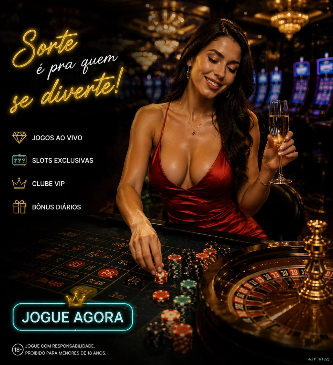 Cassino ao vivo da eiffelpg com dealers reais